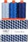 Aurifil Thread Blue CB Como 3pc