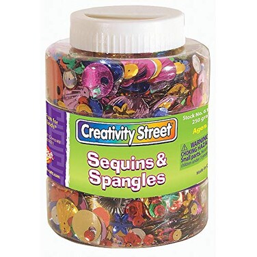 Pacon Creativity Street Sequins Spangles 81 oz Shaker Jar
