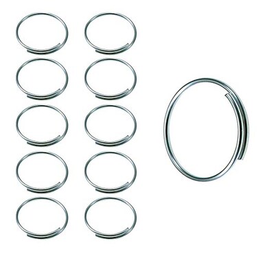 Lucky Line Easy Key GiveAWay Key Ring 1 Diameter 1000 per Pack 7591000 Silver