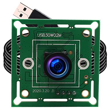 ELP VGA Super Mini Wide Angle USB Camera Module with 120degree Lens High Speed 480P 60fps UVC USB20 Video Webcam Board OV7725 Embedded Industrial PC Camera for Laptop Raspberry Pi Jetson Nano