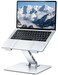 Niweya Adjustable Ergonomic Laptop Stand for Desk Foldable Computer Stand Stable Aluminum Lectern Notebook Riser Portable Laptop Holder Mount Compatible with 1016 MacBook ProAir Dell HP