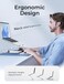 Niweya Adjustable Ergonomic Laptop Stand for Desk Foldable Computer Stand Stable Aluminum Lectern Notebook Riser Portable Laptop Holder Mount Compatible with 1016 MacBook ProAir Dell HP