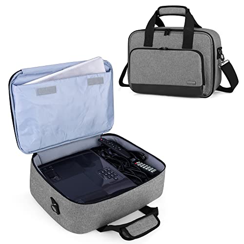 لوكسجا Luxja Projector Case Projector Bag With Protective Laptop Sleeve Projector Carry 16 x 115 x 575 inches