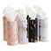 Zodaca 8Pack Car Tissues Cylinder Boxes Round Travel Wipes for Car Cup Holder 50 Tissues Per Container Marble Design