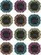 Teacher Created Resources Chalkboard Brights Mini Accents 5620