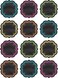Teacher Created Resources Chalkboard Brights Mini Accents 5620