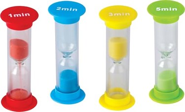 Teacher Created Resources Mini Sand Timers Combo 4Pack