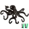 MDLUU Octopus Hook Nautical Wall Key Holder Antique Cast Iron Hook for Coat Hand Towel Bathrobe Jacket