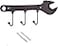 Beautyflier Antique Style Case Iron Wall Mounted Coat Hook Key Hanger Home Organizer Rack Spanner Shaped