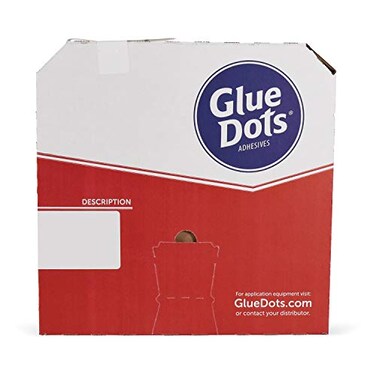 Glue Dots Pro Dispenser Box Applicator with 4000 12 LowProfile Medium Tack DoubleSided Adhesive Dots