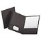 Oxford Linen Finish TwoPocket Folders Gray Letter Size 25 per Box