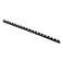 Fellowes Plastic Binding Combs Round Back 516 Inches 40 Sheets Black 100Pack 52507