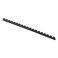 Fellowes Plastic Binding Combs Round Back 516 Inches 40 Sheets Black 100Pack 52507