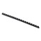 Fellowes Plastic Binding Combs Round Back 516 Inches 40 Sheets Black 100Pack 52507