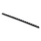 Fellowes Plastic Comb Binding Spines 14 Inch Diameter Black 20 Sheets 100 Pack 52366