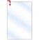 STORE SMART StoreSMART Peel Stick Pocket 6 x 9 12 Open Short Side 25Pack Clear Vinyl Plastic STB109S25