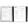 C-Line CLine 12Pocket Bound Sheet Protector Presentation Book 24Page Capacity For 85 x 11Inch Inserts Black 33120