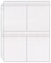 STORE SMART StoreSMART Plastic 4Pocket Binder Page with Flaps 10Pack SPT6004F10