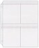 STORE SMART StoreSMART Plastic 4Pocket Binder Page with Flaps 10Pack SPT6004F10