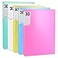Smarpau Display Book Binder with Plastic Sleeves 5 Pack Presentation Book 30 Pocket Art Portfolio Folder Presentation Binder 85 x 11 for Document Artwork Certificates Photos Materials