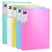 Smarpau Display Book Binder with Plastic Sleeves 5 Pack Presentation Book 30 Pocket Art Portfolio Folder Presentation Binder 85 x 11 for Document Artwork Certificates Photos Materials