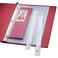 C-Line CLine SelfAdhesive Attaching Strips 3Hole Punched 1 x 11 Clear 200Box