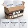 Trail Maker 1 inch Binders 50 Pack 3 Ring Hardcover Binders in Bulk with Clear View Cover Pockets for Classroom Office Portfolios Bulk School Teacher Office Supplies White Only Pack