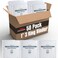 Trail Maker 1 inch Binders 50 Pack 3 Ring Hardcover Binders in Bulk with Clear View Cover Pockets for Classroom Office Portfolios Bulk School Teacher Office Supplies White Only Pack