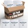 Trail Maker 1 inch Binders 50 Pack 3 Ring Hardcover Binders in Bulk with Clear View Cover Pockets for Classroom Office Portfolios Bulk School Teacher Office Supplies White Only Pack