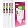 Avery Durable View 3 Ring Binders for Home School Supplies Office or Organization Needs 05 Slant Ring 4 Pack White Binders 03362