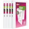 Avery Durable View 3 Ring Binders for Home School Supplies Office or Organization Needs 05 Slant Ring 4 Pack White Binders 03362