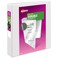 Avery Durable View 3 Ring Binder for Home School Supplies Office or Organization Needs 15 Slant Ring 1 Pack White Binder 17022