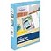 Avery Mini Durable View Protect Store 3 Ring Binder Holds 55 x 85 Paper 1 Round Rings 175Sheet Capacity 14 Inch Wide Spine Includes Fully Enclosed Pocket 1 Light Blue Binder 23014