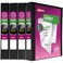Avery Durable View 3 Ring Binder 1 Inch Slant Rings 4 Black Binders 05737