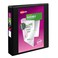 AveryR Durable View 3 Ring Binder 112 Inch EZD Rings 1 Black Binder 09400
