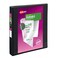 Avery Durable Clear View 3 Ring Binders 1 Inch EZD Rings 1 Black Binder 09300