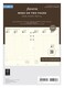 Filofax A5 week on two pages column format 5 language cotton cream 2026 diary 2668513