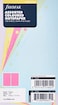 Filofax Personal Assorted Coloured Notepaper Plain and Ruled Value Pack 100 Sheets 95mm X 171mm