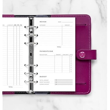 Filofax Personal Minimal Expense Tracker