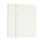 Zelten 2 Pack A4 90 Sheets180 Pages Lined Loose Leaf Punched Paper Refills Paper for 4 Hole Binder Personal Organizer Diary Notebook Refillable Planner