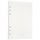 Zelten 1 Pack A5 45 Sheets90 Pages scratchpad Loose Leaf Punched Paper Refills Paper for 6 Hole Binder Personal Organizer Diary Notebook Refillable Planner