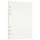 Zelten 1 Pack A5 45 Sheets90 Pages scratchpad Loose Leaf Punched Paper Refills Paper for 6 Hole Binder Personal Organizer Diary Notebook Refillable Planner