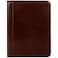 Time Resistance Leather Portfolio A4 Document Folder Italian Handcrafted Padfolio Organizer Brown Gift Box Included