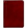 Time Resistance Leather Portfolio A4 Document Folder Italian Handcrafted Padfolio Organizer Red Gift Box Included