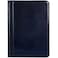 Time Resistance Leather Portfolio A4 Document Folder Italian Handcrafted Padfolio Organizer Blue Gift Box Included