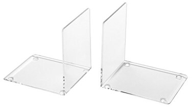 OSCO Clear Acrylic Very Small Bookends ABE2