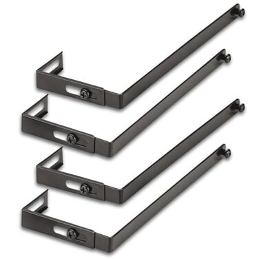 1InTheOffice Cubicle Hangers Adjustable 4Pack