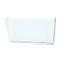 Deflecto Unbreakable DocuPocket Wall File Organizer Letter Size Clear Single Pocket 145 x 3 x 65 63201