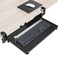 Zontera Ergonomic Mouse Keyboard Tray Under Desk Pull Out with Adjustable Cclamp 20 259 Including Clamps x 118 Inch Slide Out Computer Keyboard Drawer Mouse Tray for Typing Black