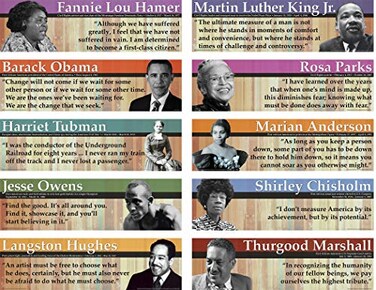 Edupress Notable Black Americans Mini Bulletin Board EP63643